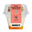 NOMZY Peach Yoghurt Parfait with Granola